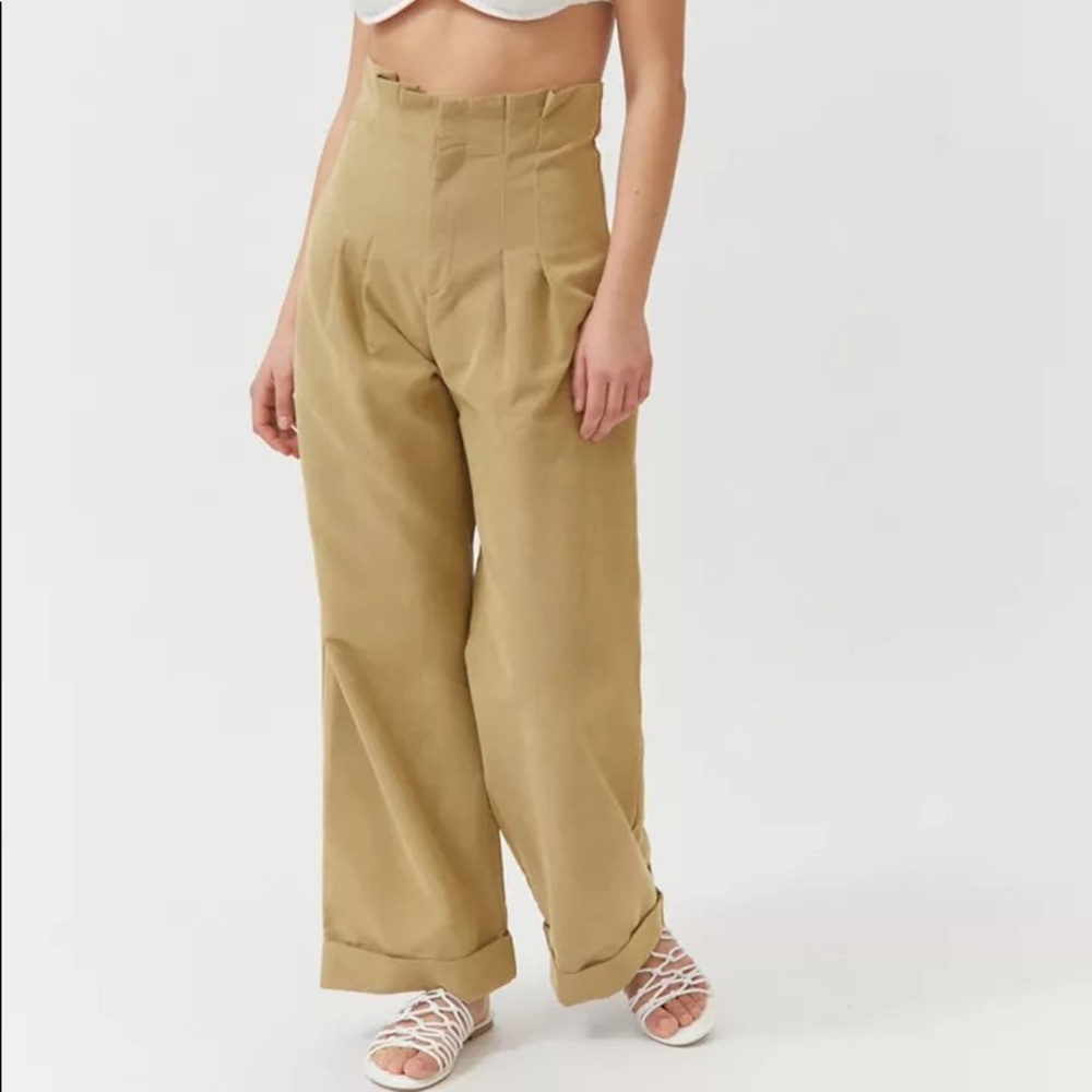 URBAN OUTFITTERS Estelle Corset-Waist Trouser Pant